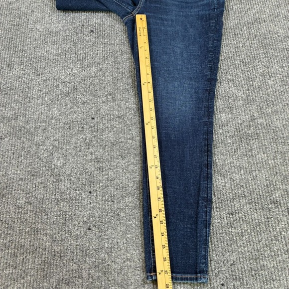 American Eagle Womens Skinny Jeans Size 16 Regular Blue Denim Next Level Stretch - Picture 8 of 10